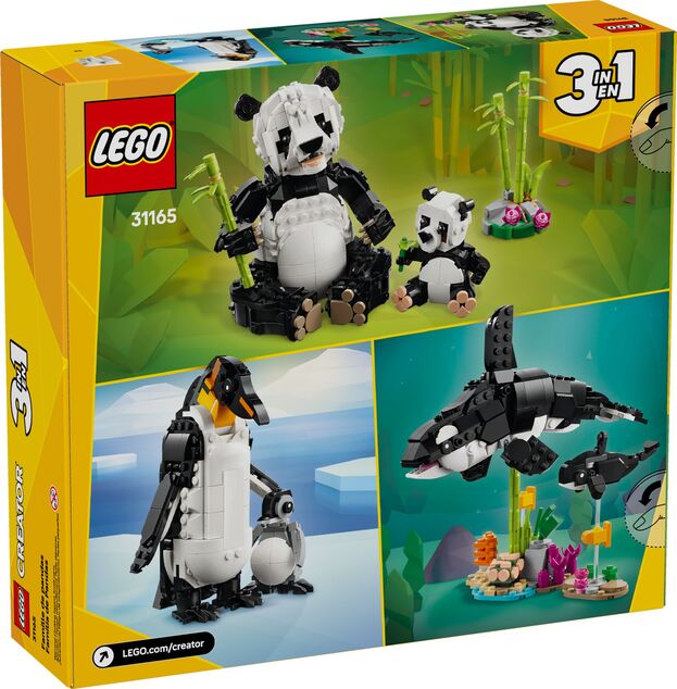 LEGO® Creator 3 v 1 31165 Divoké zvieratá: Pandia rodinka