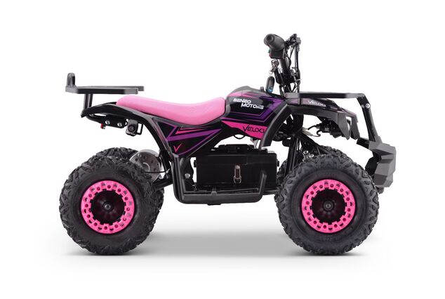 Elektrisches Kinder-Quad Beneo Motors Veloci pink - 800W