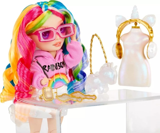 Rainbow High Creative Crystals bábika - Amaya Raine