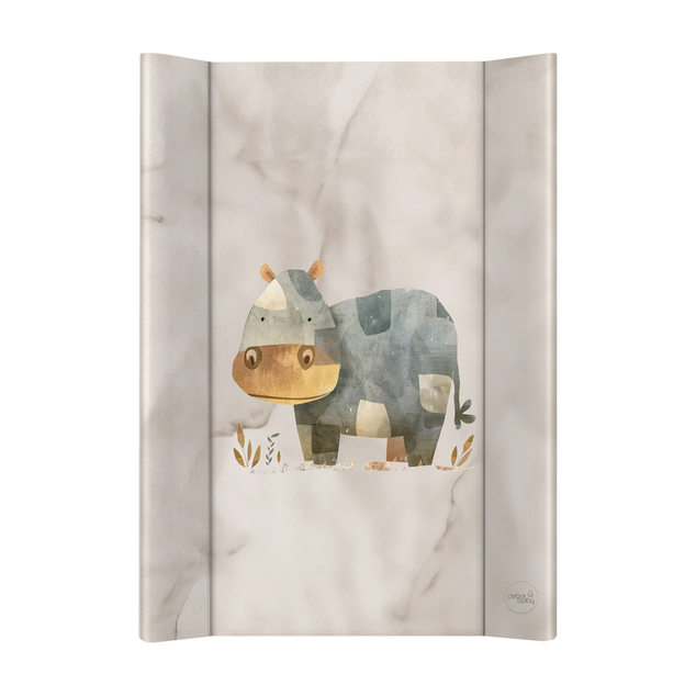 Ceba Cambiador 2-bordes suave (50x70) Basic Cosy Hippo