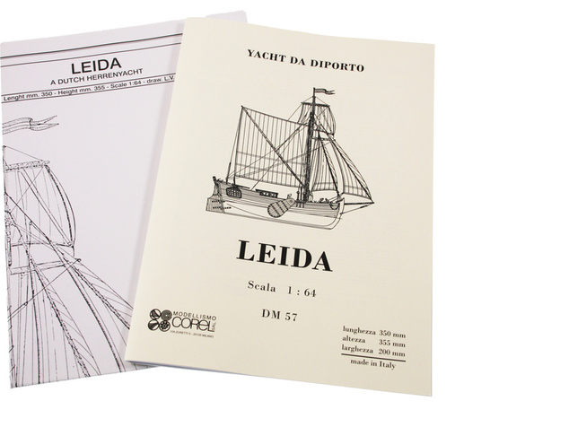 COREL Leida rybárska loď 1:64 kit