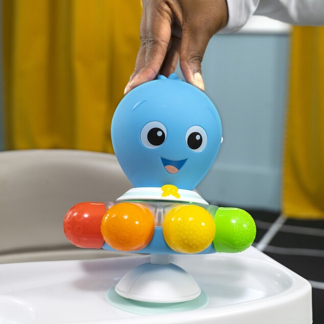 BABY EINSTEIN Opus Spin &amp; Sea™ 3 m+ érzékelő polip játék tapadókoronggal