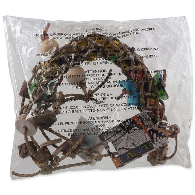 Spielzeug Bird Jewel aus Seil kletternder hängender 60x13cm