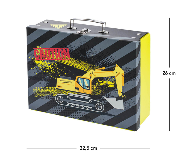 BAAGL Faltbarer Schulrucksack Bagger