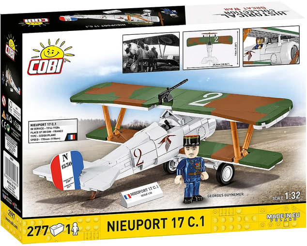 Cobi 2997 Great War - Nieuport 17 C.1 110 H.P., 1:32, 277k