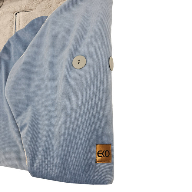 EKO Fußsack für Autositz Blau