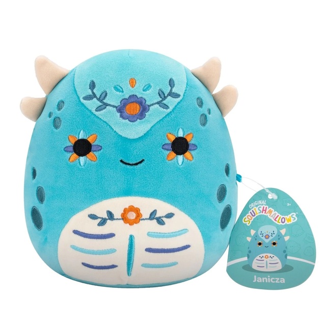 Squishmallows Day of the Dead Ankylosaurus - Janicza, 20 cm