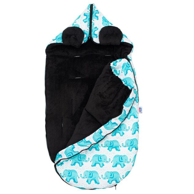 Luxusischer Fußsack New Baby Elefanten