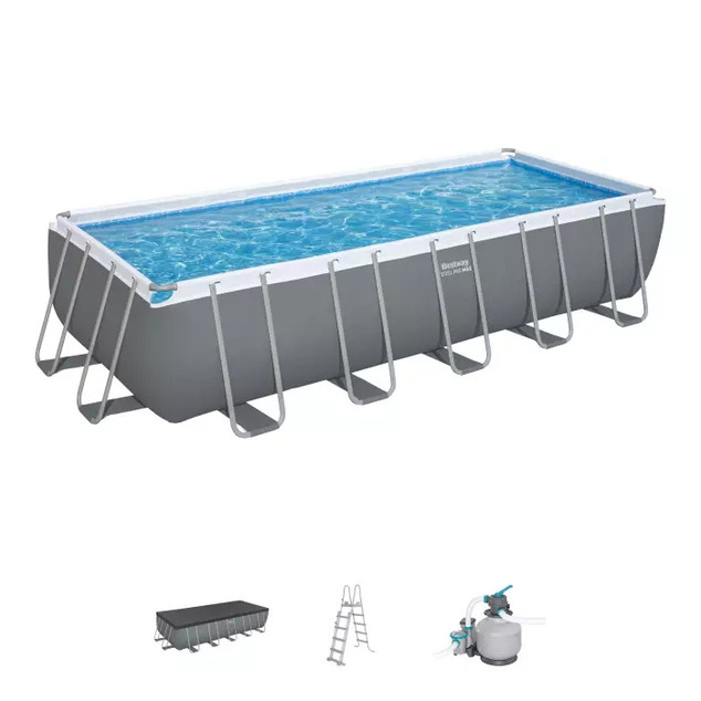 Vrtni bazen Bestway 5612B Power Steel 6,40m x 2,74m x 1,32m s peskovnim filtrom