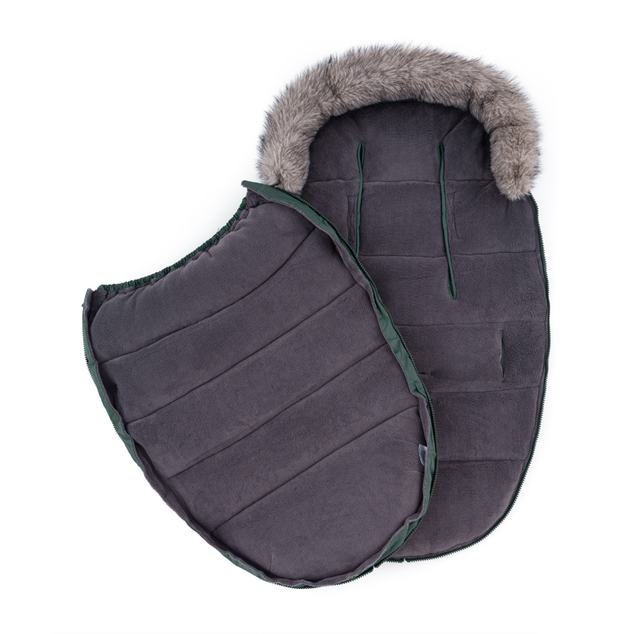 PETITE&amp;MARS Set zimska vreća Comfy 4u1 + rukavice za kolica Fjora Veritable Khaki