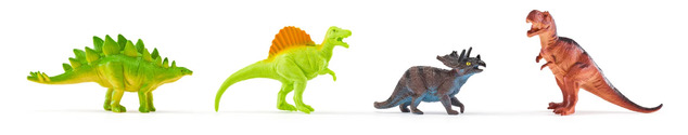 Tierspielfiguren Set in Mega Tube - Dinosaurier, 30 Figuren