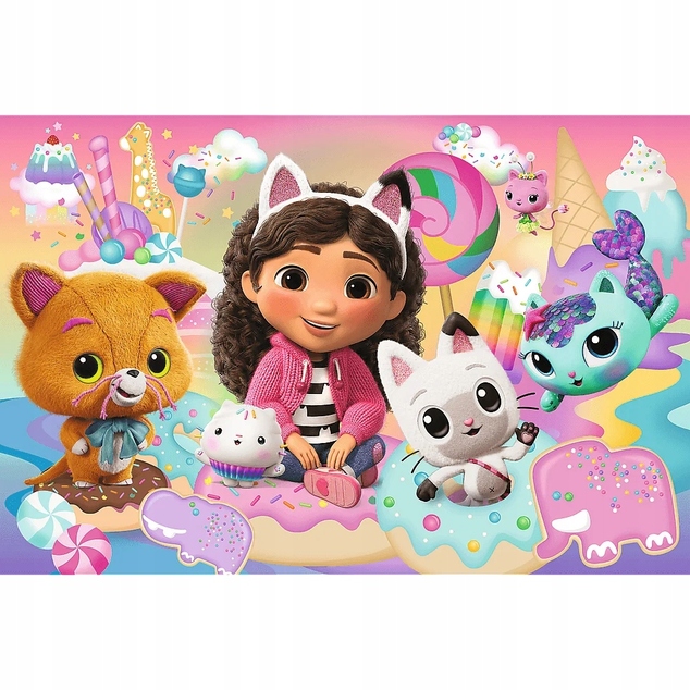 Trefl Puzzle 24 Maxi Gabby's Dollhouse Mačací svet Gabby