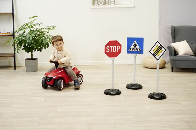 BIG Verkehrsschilder Set 5 Stück Höhe 69cm