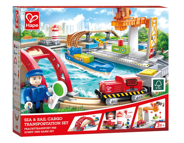 Hape Vonatpálya - tengeri és vasúti teherszállító készlet