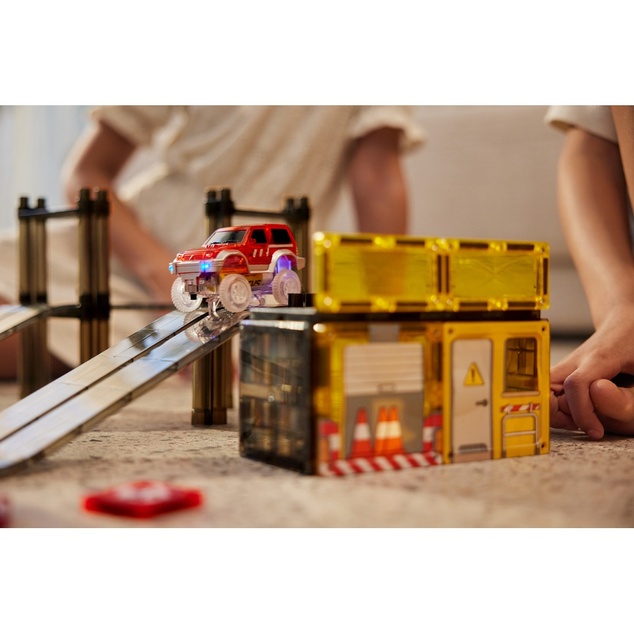 Cleverclixx – Ensemble de construction magnétique Construction Builder Pack Intense - 48 pcs