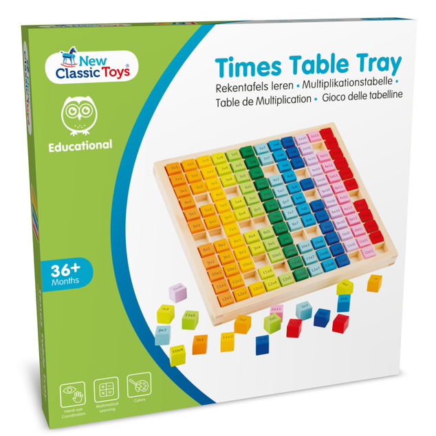 New Classic Toys Vzdelávacia hra - tabuľka s násobilkou
