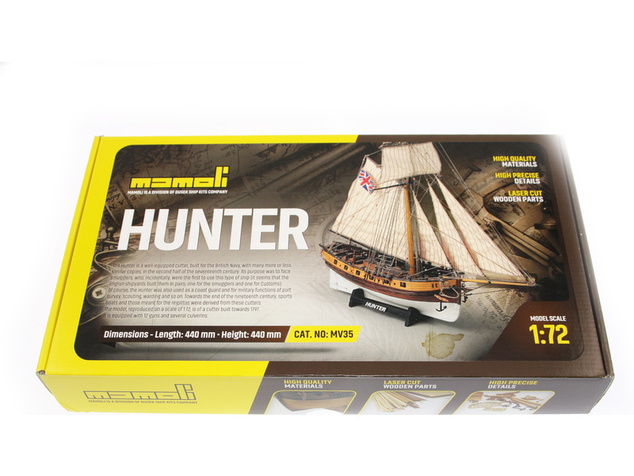 MAMOLI Hunter kuter 1:72 kit