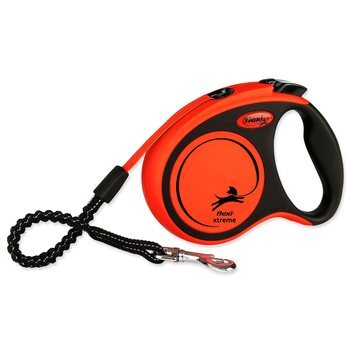 Vodítko Flexi Xtreme páska L oranžové 8m
