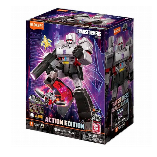 TRANSFORMERS BLOKEES stavebnice Action 02 Megatron Light Up