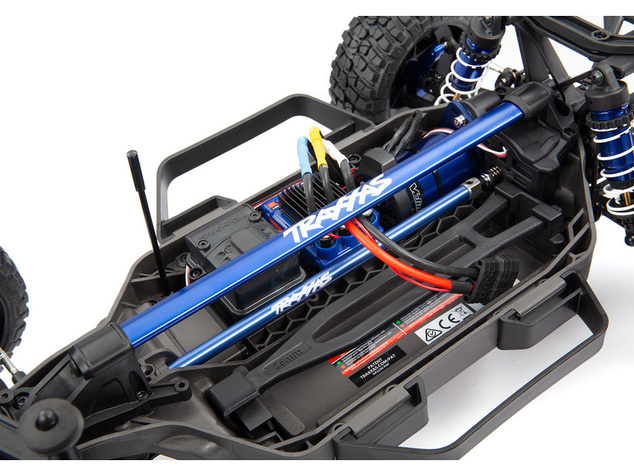 Traxxas výstuha šasi červená (sada)