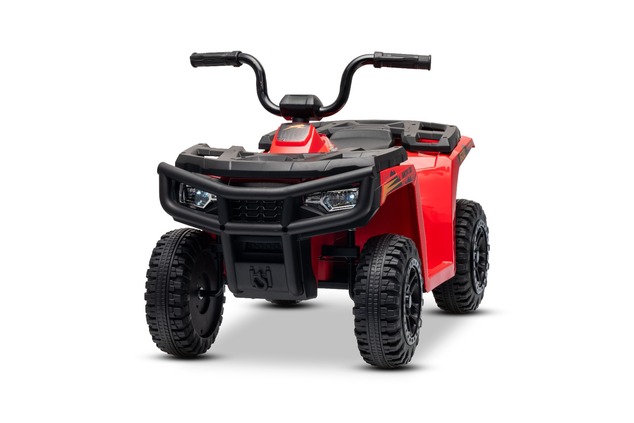 Licencovaná elektrická štvorkolka Arctic Cat 12V so zadným pohonom, červená, LED svetlá, L