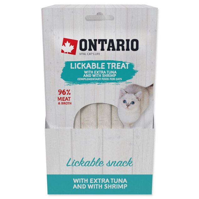 Ontario pochúťka lízací extra tuniak a krevety 5x14g