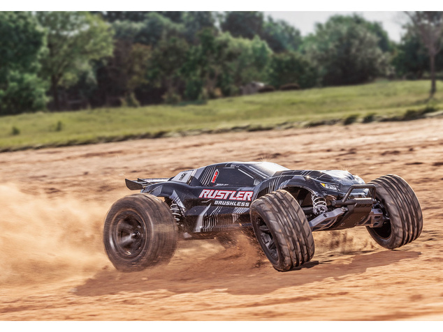 Traxxas Rustler 1:10 VX3 RTR čierny