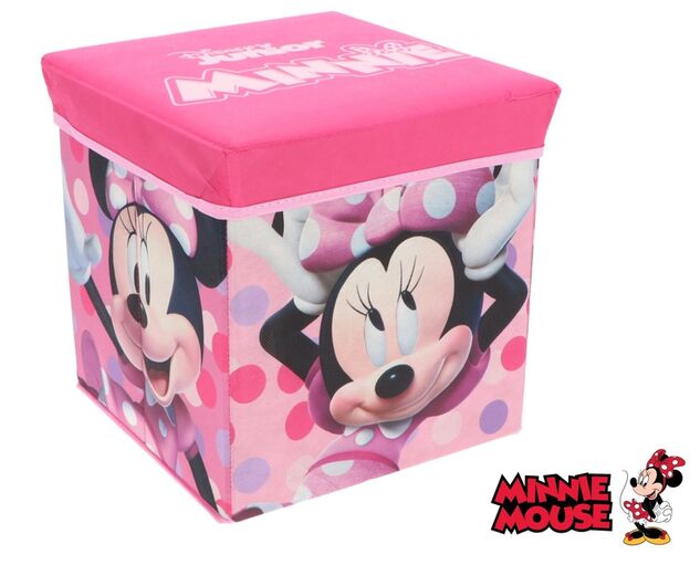 Cozy Noxxiez SB607 Minnie Mouse - cutie de depozitare și taburet