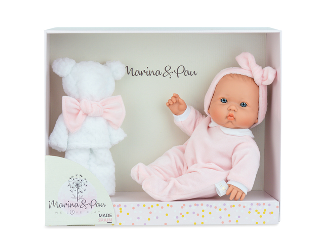 MARINA &amp; PAU bábätko Betty Teddy Blanket 35cm