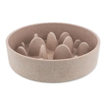 Miska Dog Fantasy proti hltaniu EcoStyle béžová 17cm, 750ml