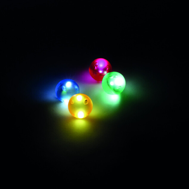 Cleverclixx Golyópálya – Dazzling Lights golyókészlet – 4 db