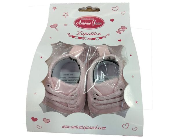 Antonio Juan 92004-5 Puppenschuhe - rosa Turnschuhe