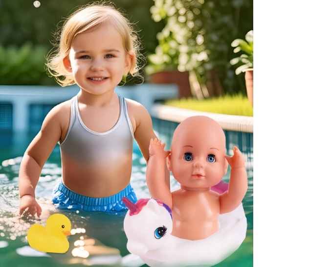 Baby mit Kreis 27cm