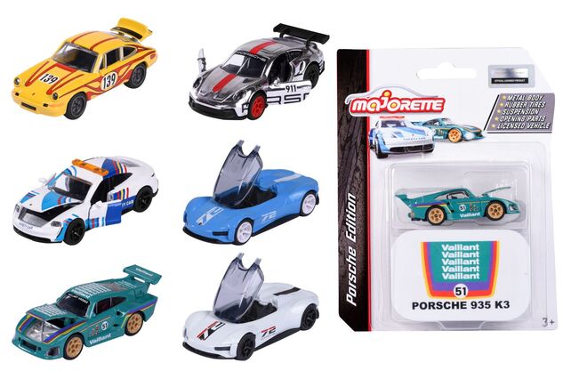 Autíčko Porsche Motorsport Deluxe, 5 druhov