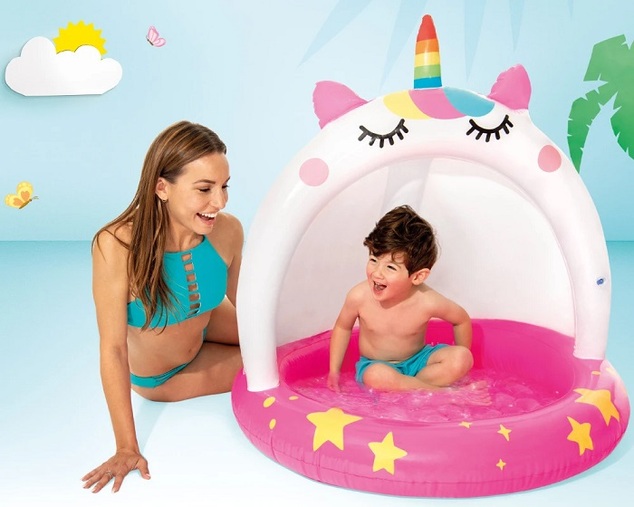 INTEX 58438 Bazénik detský nafukovací Jednorožec