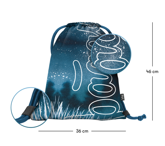 BAAGL Skate Rucksack Stahl