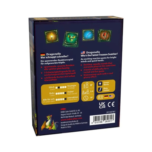 Haba Mini kartična igra za otroke Dragonella od 8 let