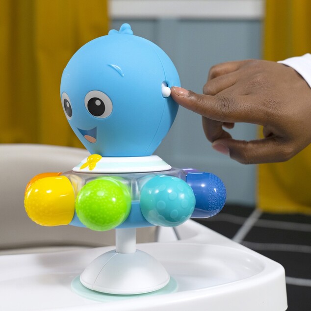 BABY EINSTEIN Opus Spin &amp; Sea™ 3 m+ érzékelő polip játék tapadókoronggal