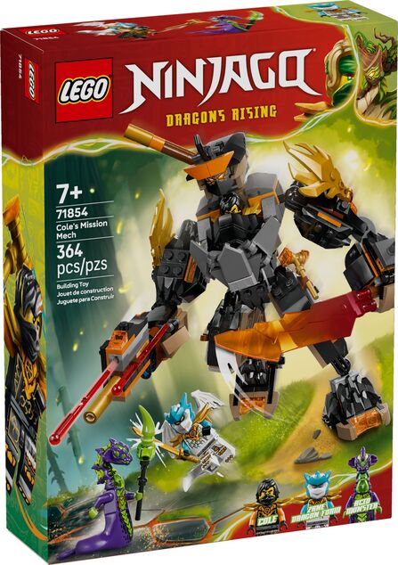 LEGO® NINJAGO 71854 Coles Expeditionsroboter und Drachen-Zane