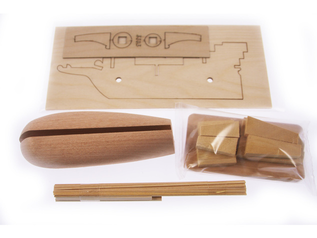 AMATI Elizabethan galeóna 1:135 First step kit