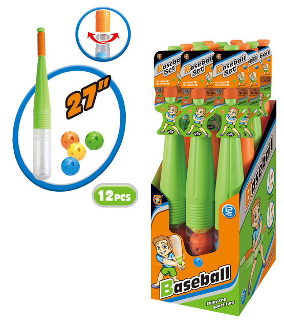 Baseball készlet labdákkal 69 cm - 2 típus