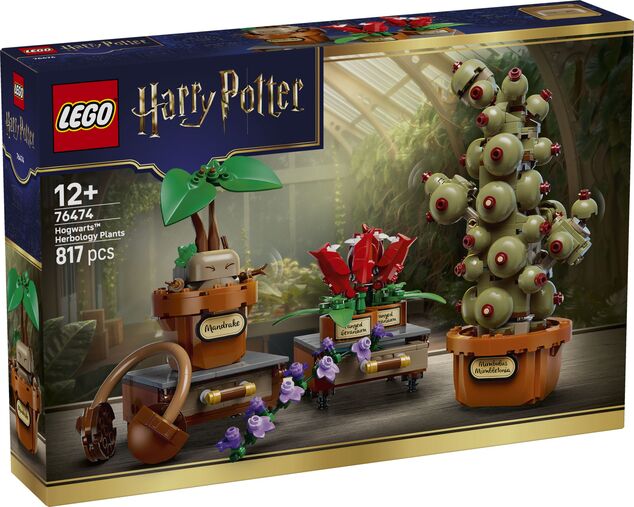 LEGO® Harry Potter™ 76474 Rokfort: Rastliny z herbológie
