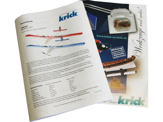 Krick Habicht planeur/kit E-planeur
