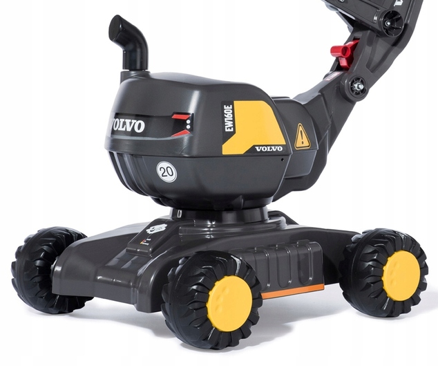 Rollytoys RollyDigger Pojazdný Otočný Bager Volvo šedý
