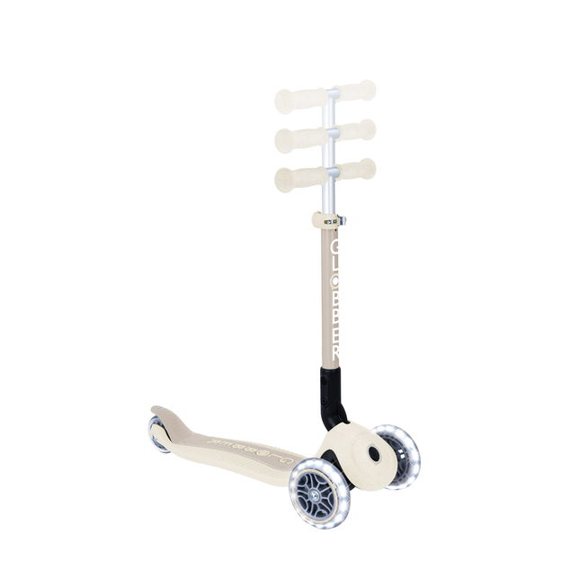 Globber kolobežka Junior Foldable lights Ecologic - Coconut