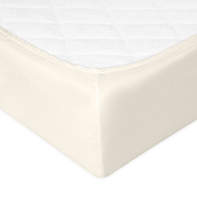 BABYMATEX Plachta napínacia Jersey 60x120cm ecru, slonová kosť