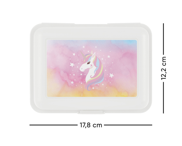 BAAGL Box na desiatu Rainbow Unicorn