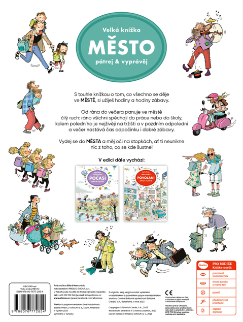 Velká knížka Město – Pátrej &amp; vyprávěj