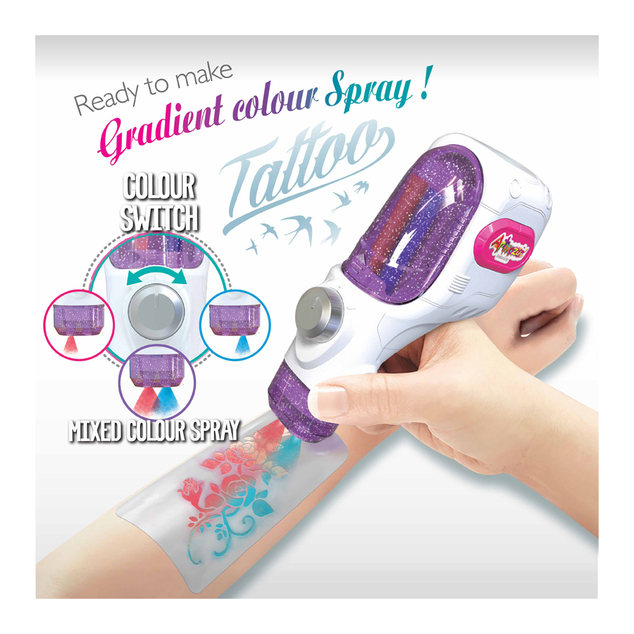 TASIA - Airbrush tetovací studio s příslušenstvím 20 šablon