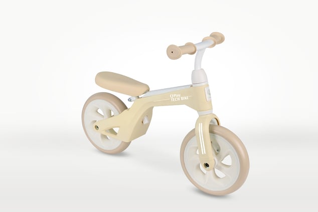 QPLAY Poganjalec Tech Cream, starost 2-4 leta, do 30 kg